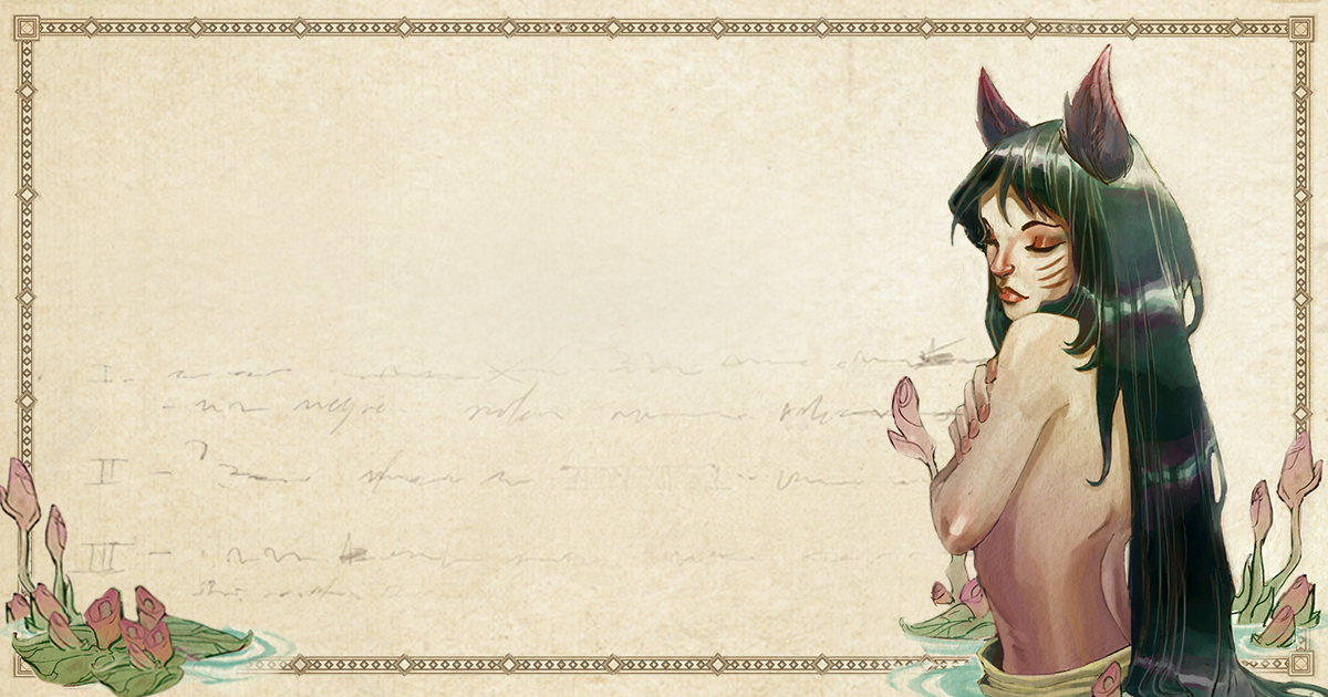 Inspired by Ahri from League of Legends. Put together by me.
