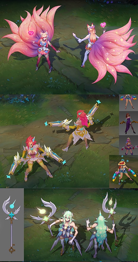 First Cohesion Pass: Ahri, Miss Fortune, and Soraka