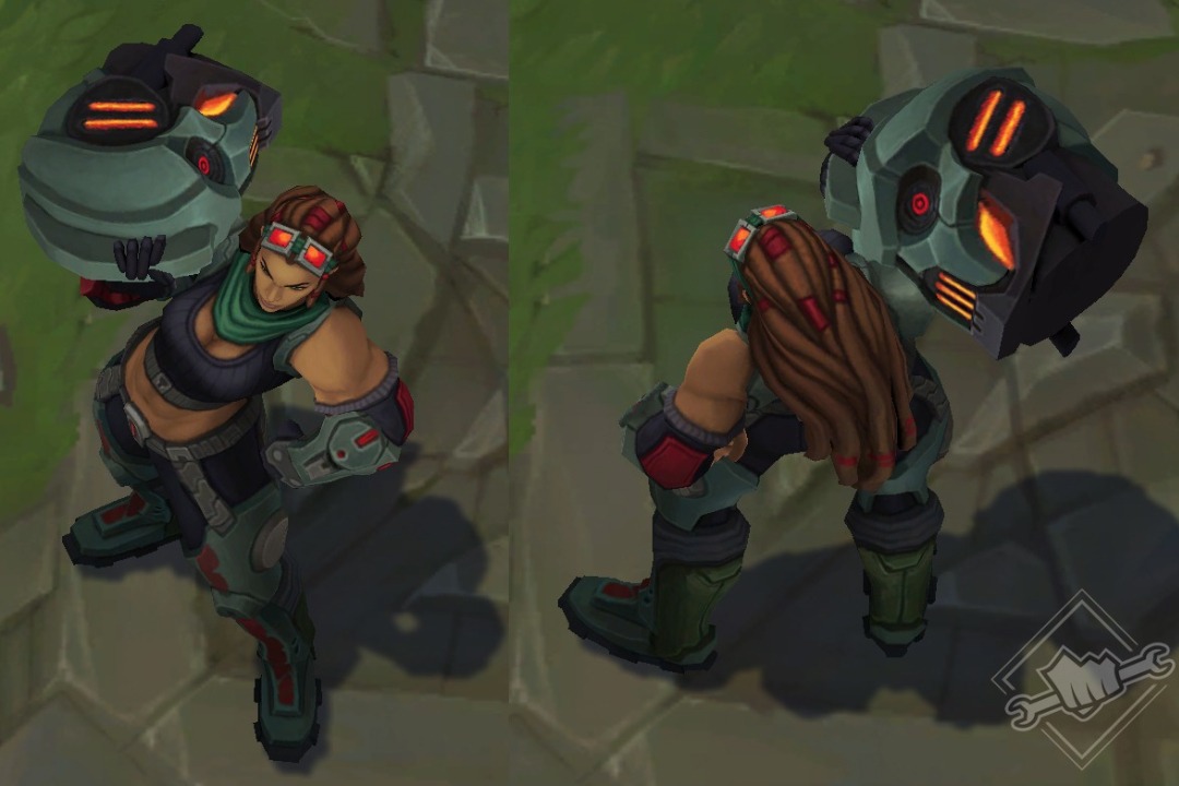 Illaoi Máquina de Combate: modelagem e texturização – Nexus