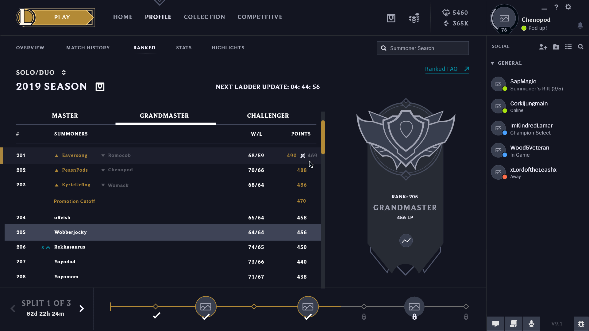 dev: Mudanças nos tiers altos para as Ranqueadas 2019 – Nexus