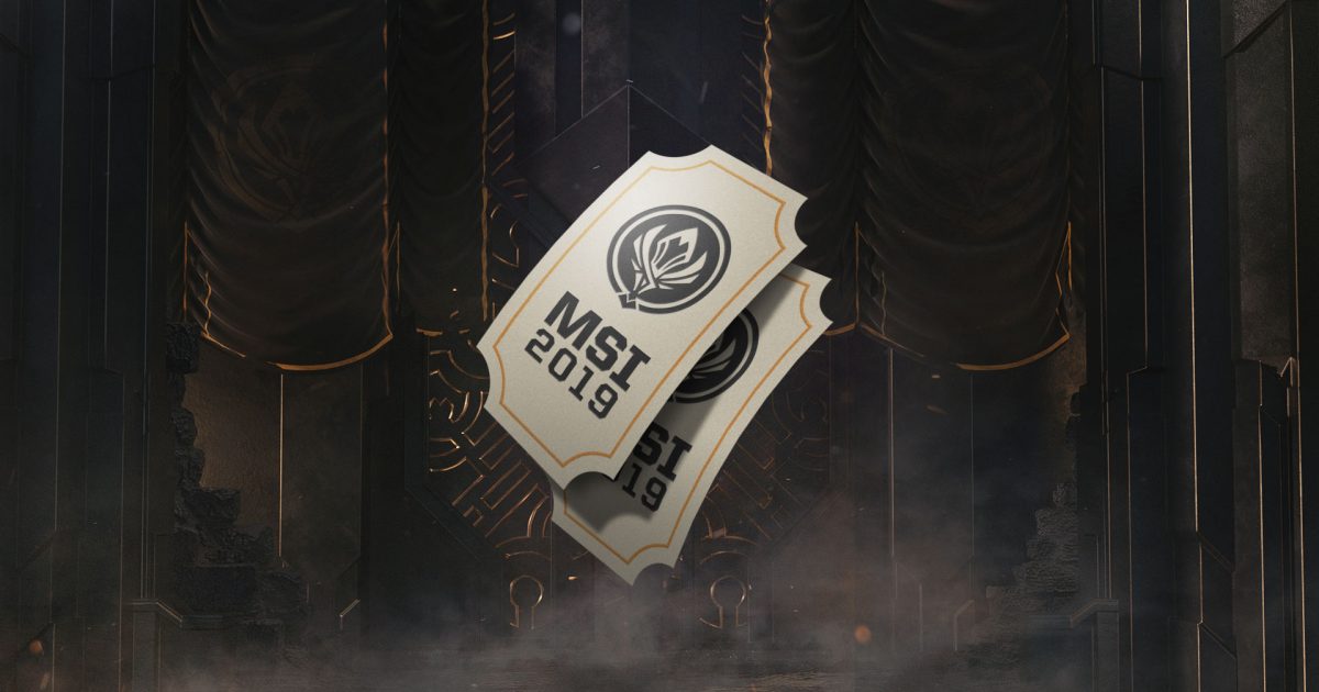 MSI 2019 Ticket Information – League of Legends